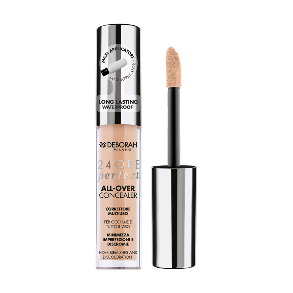 Водостійкий консилер для обличчя Deborah 24Ore Perfect All-Over Concealer 02 Beige, 5.5 г